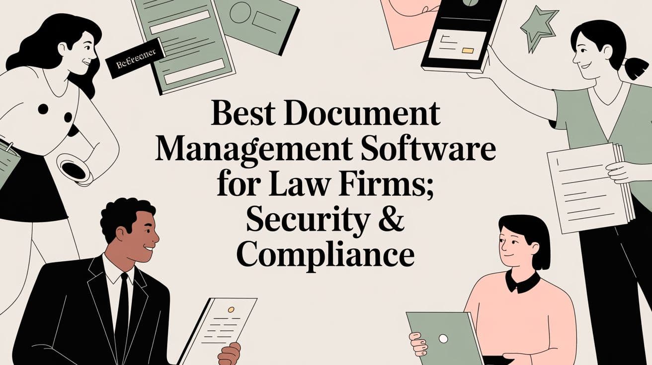 Best Document Management Software for Law Firms: Security & Compliance