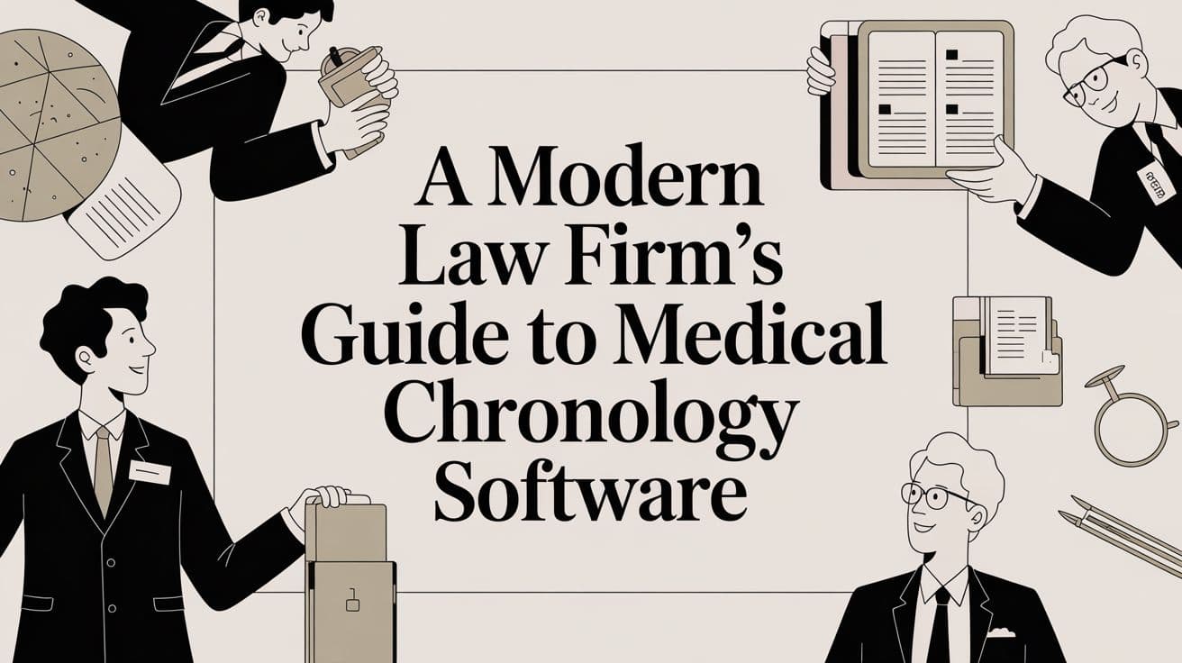 A Modern Law Firm's Guide to Medical Chronology Software