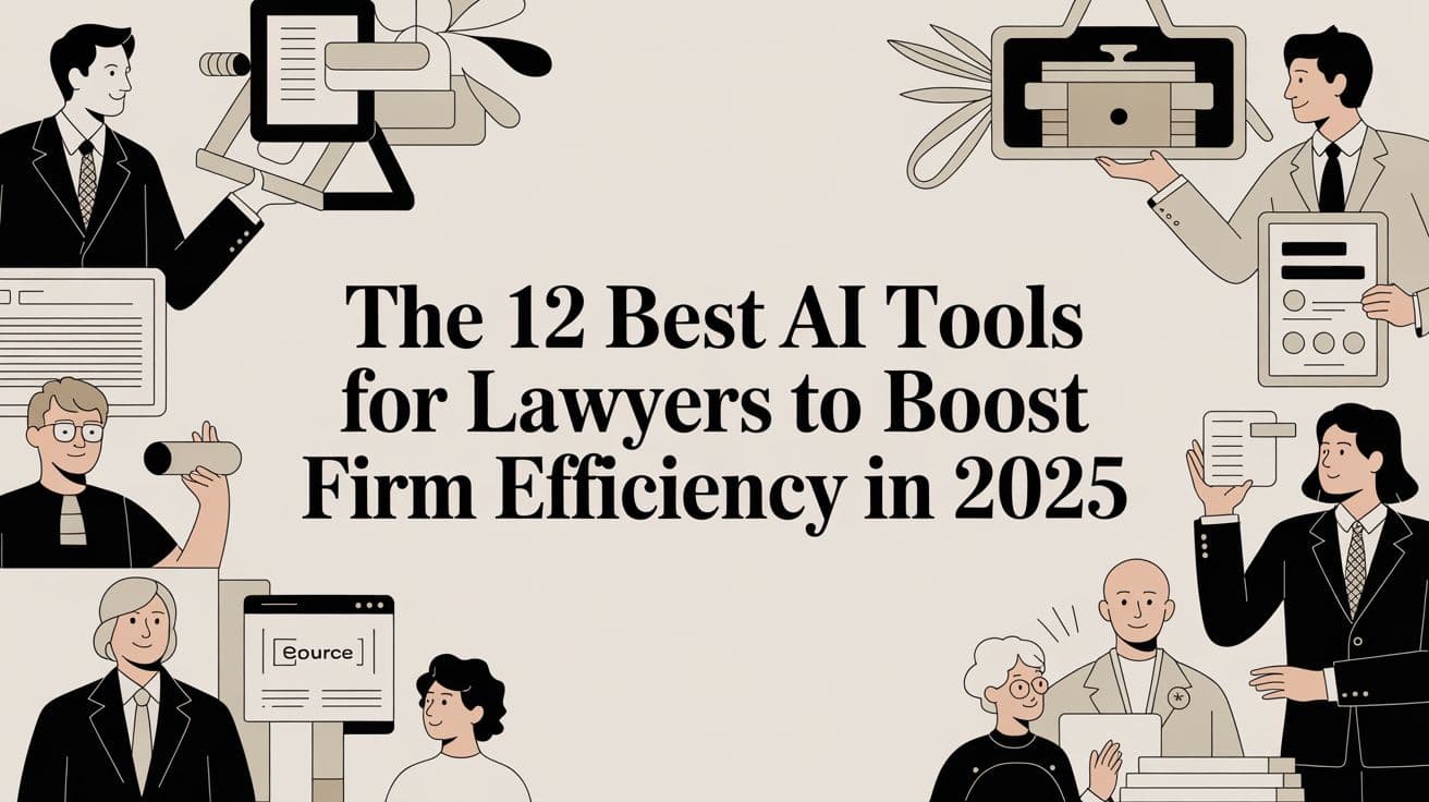 The 12 Best AI Tools for Lawyers to Boost Firm Efficiency in 2025