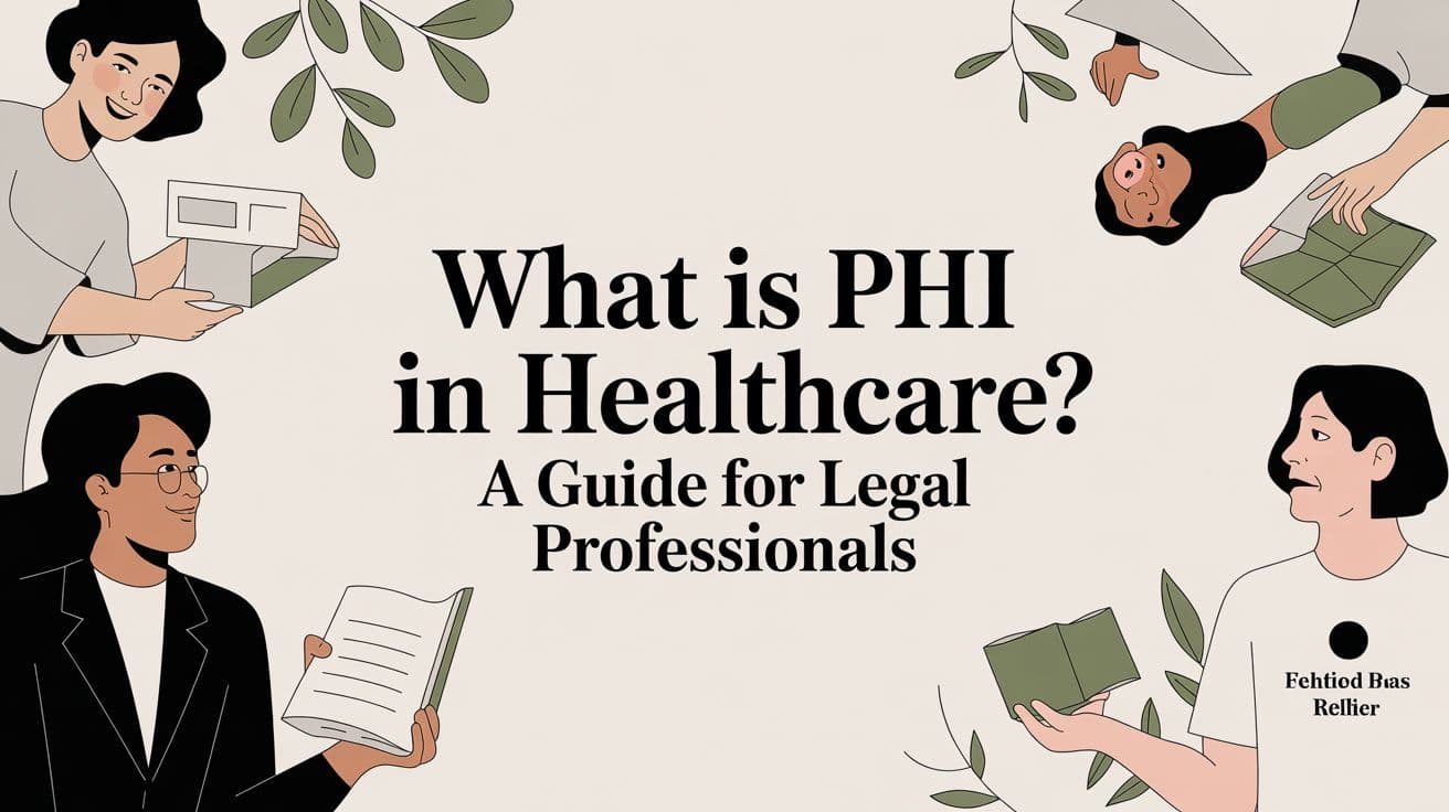 What Is PHI in Healthcare A Guide for Legal Professionals