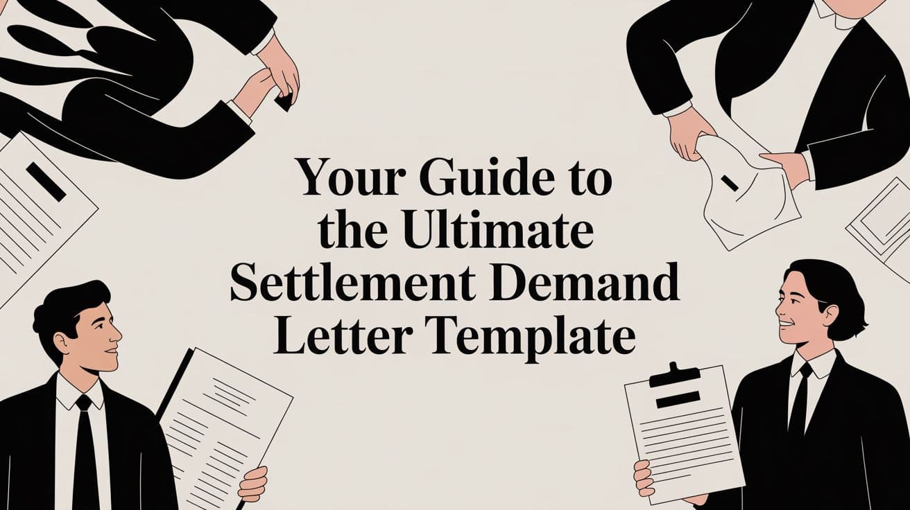 Your Guide to the Ultimate Settlement Demand Letter Template