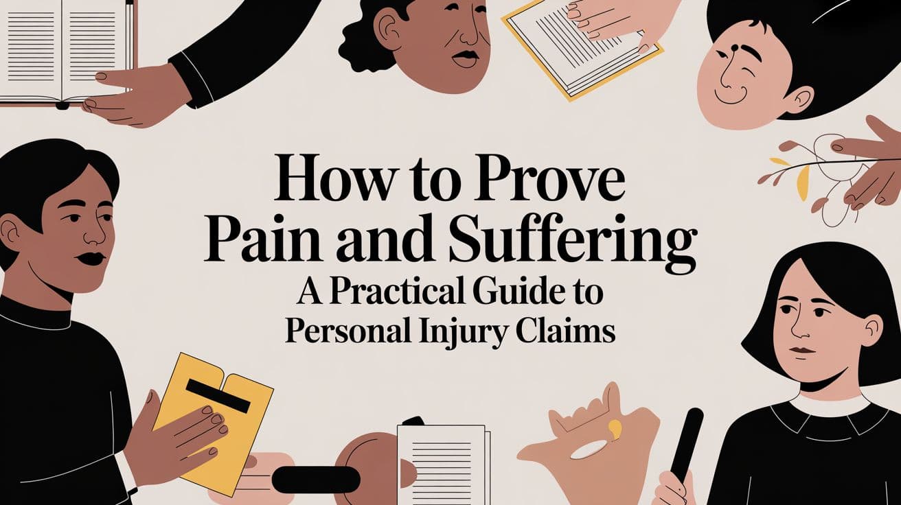 How to Prove Pain and Suffering: A Practical Guide to Personal Injury Claims