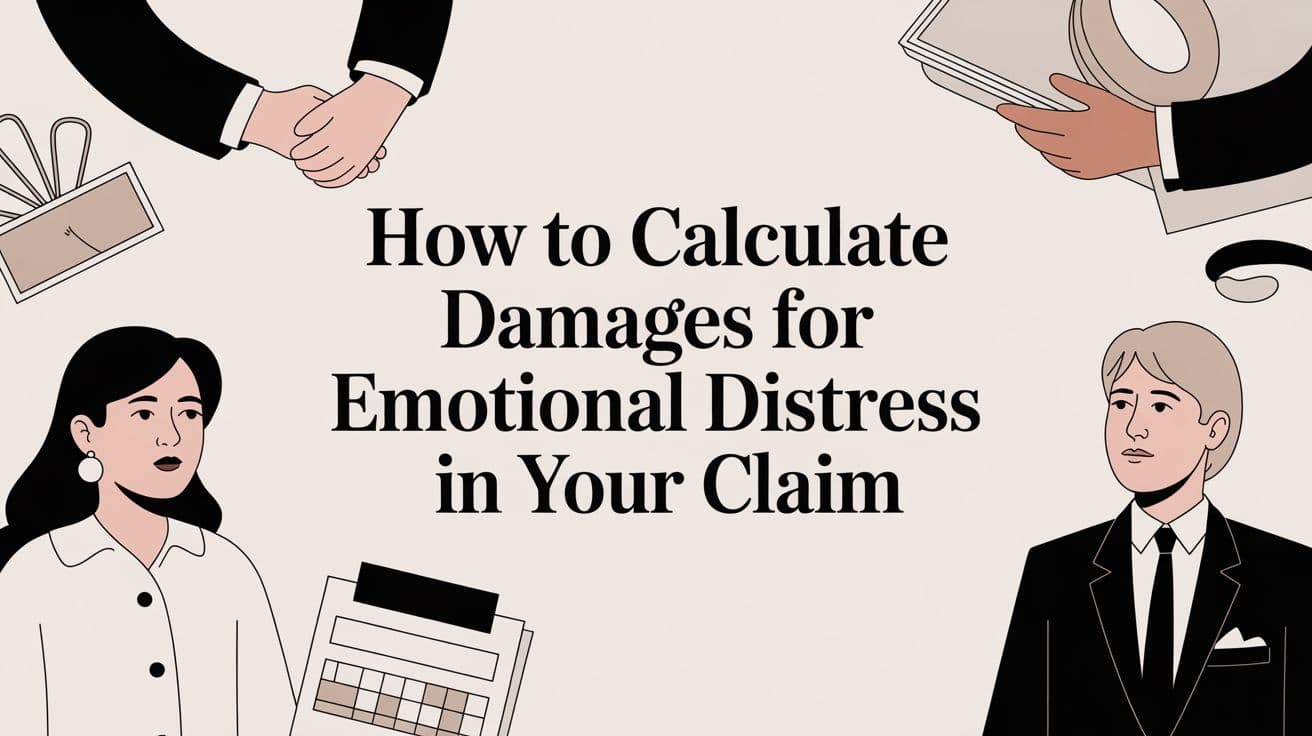 How to Calculate Damages for Emotional Distress in Your Claim