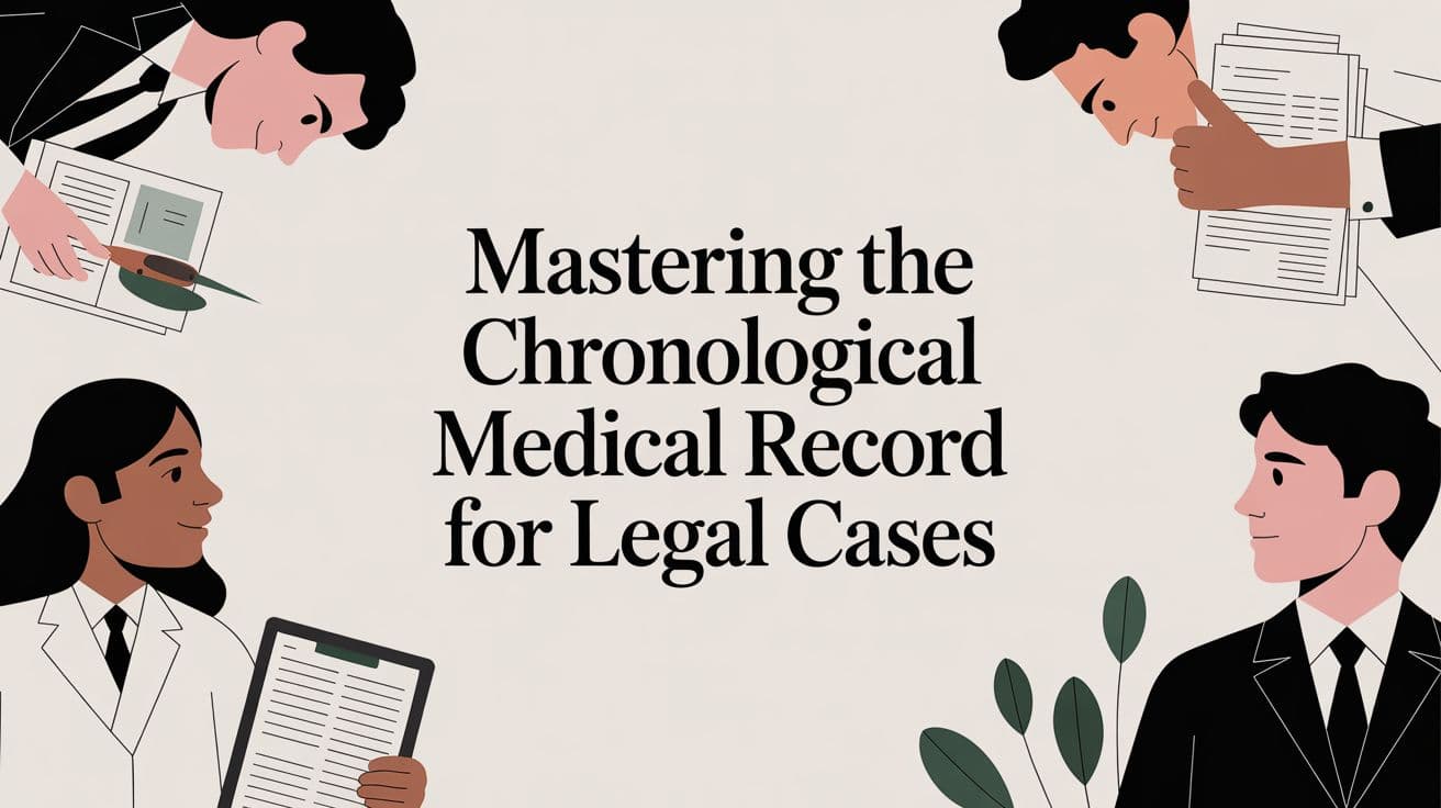 Mastering the Chronological Medical Record for Legal Cases