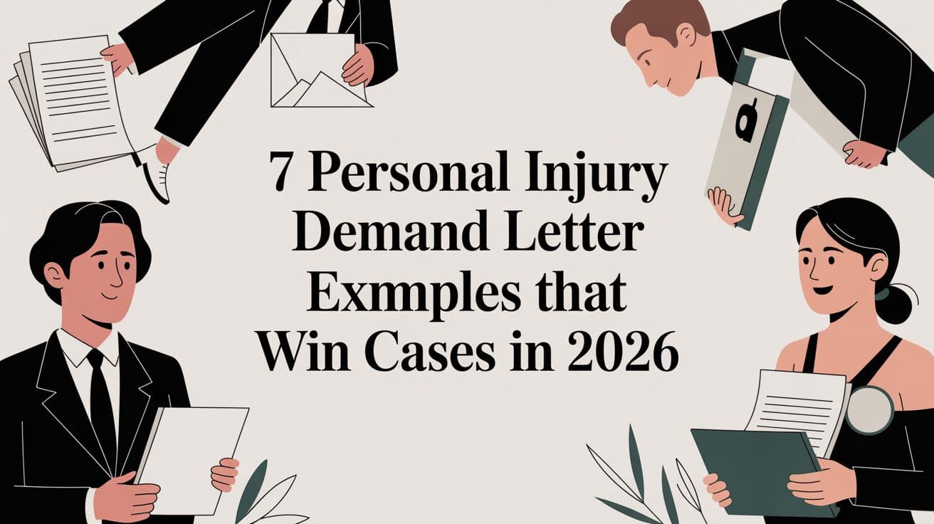 7 Personal Injury Demand Letter Examples That Win Cases in 2026