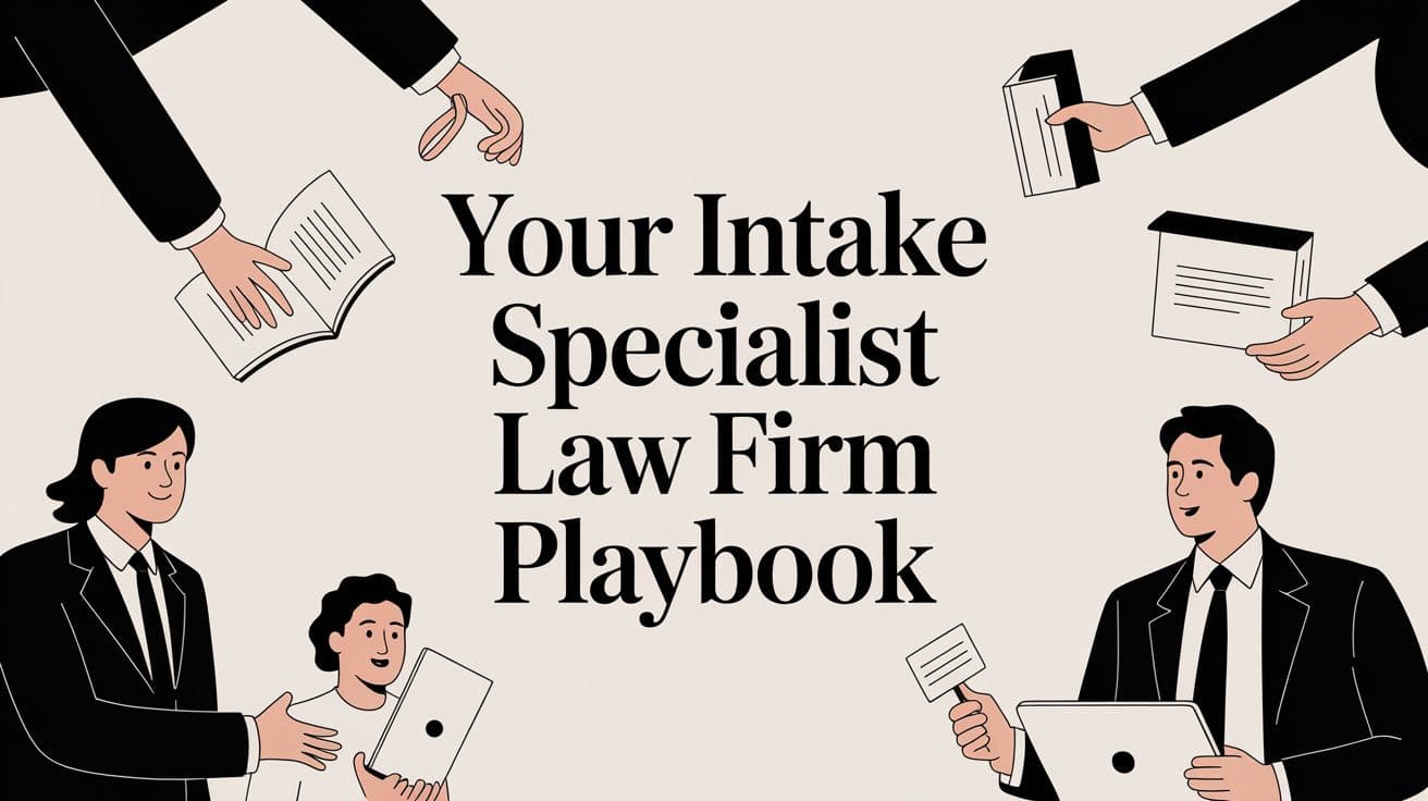 Your Intake Specialist Law Firm Playbook