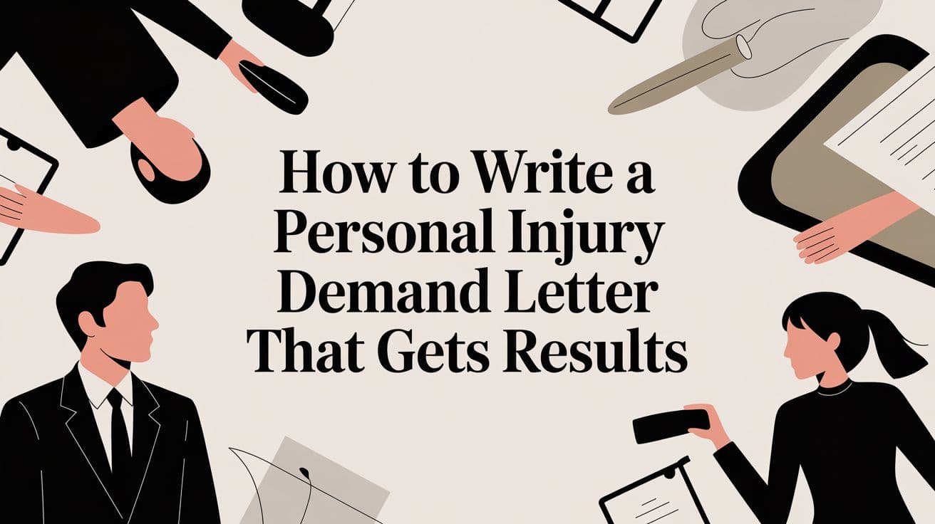 How to Write a Personal Injury Demand Letter That Gets Results