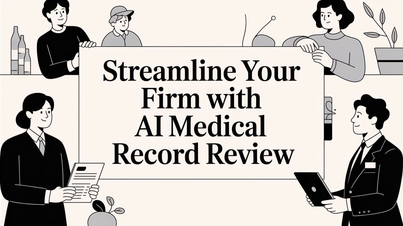 Streamline Your Firm with AI Medical Record Review