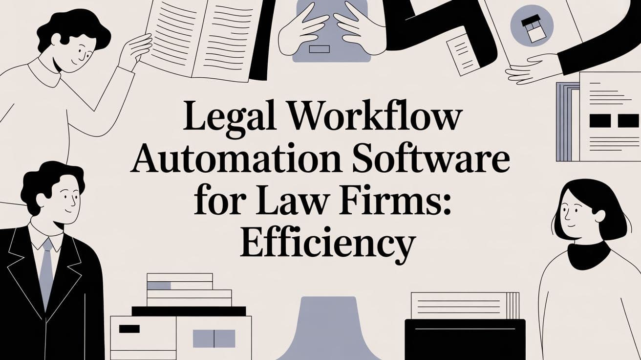 legal workflow automation software for law firms: efficiency