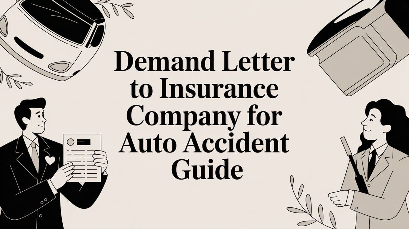 Demand Letter to Insurance Company for Auto Accident Guide