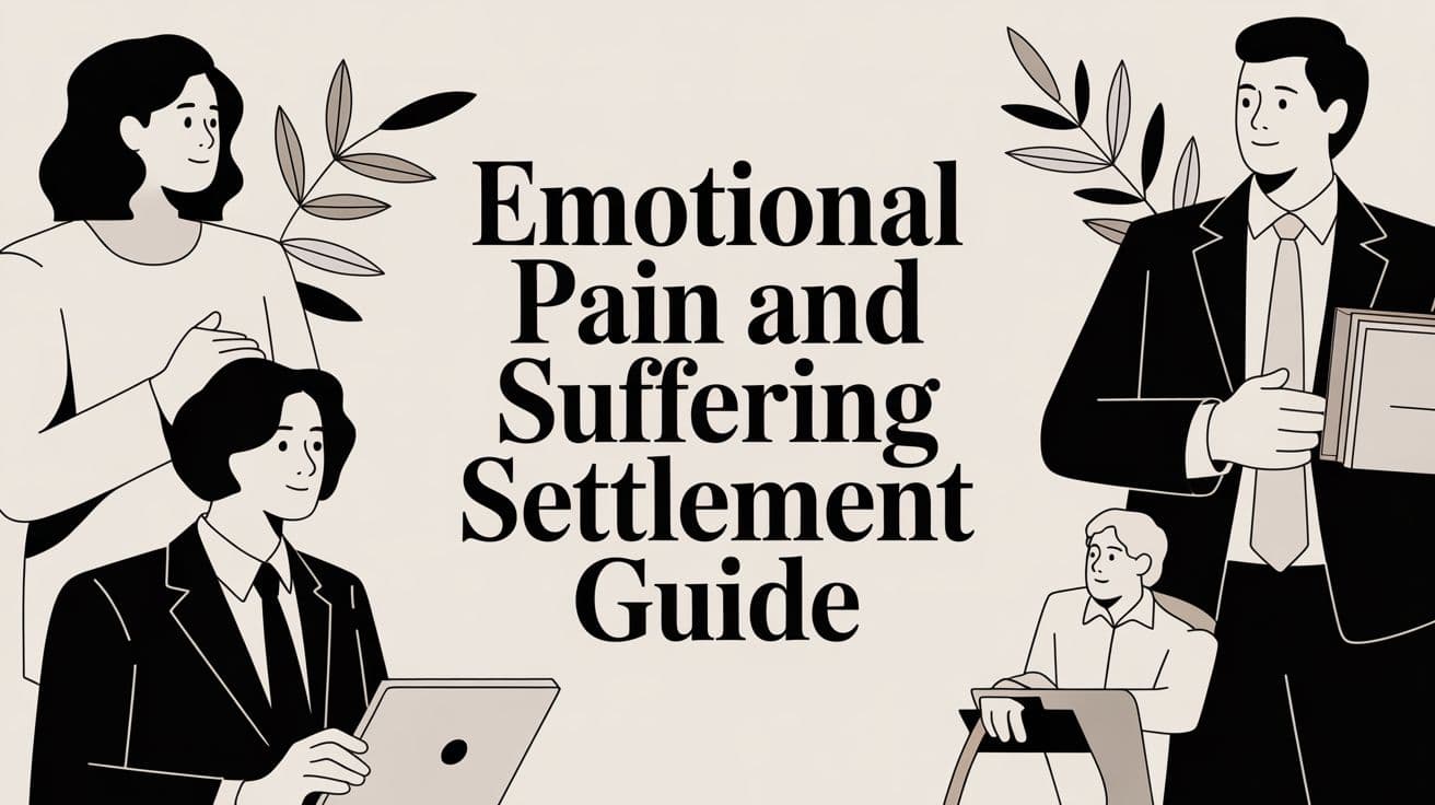 Emotional Pain and Suffering Settlement Guide