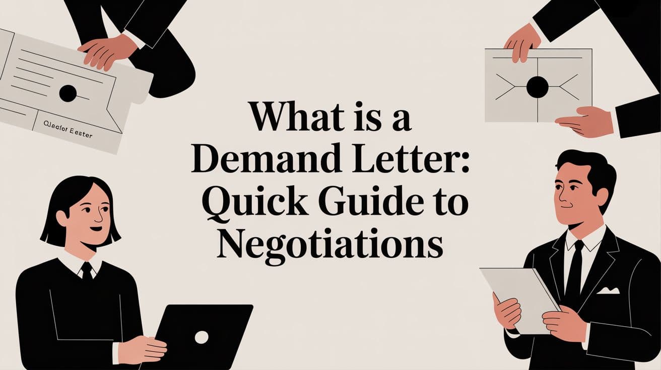 What is a Demand Letter: Quick Guide to Negotiations