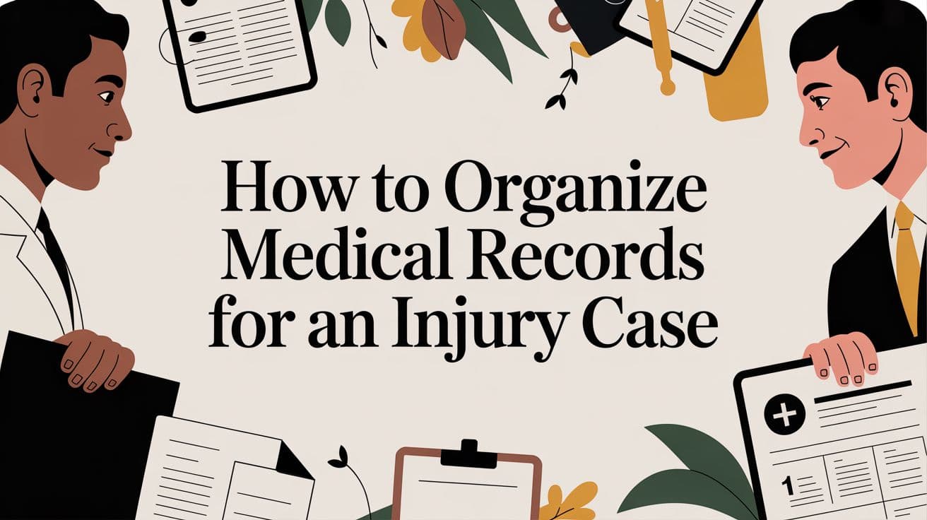 How to Organize Medical Records for an Injury Case