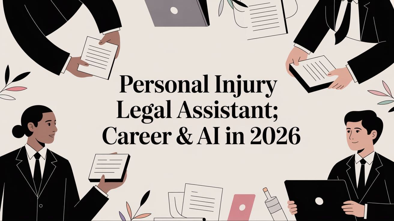 Personal Injury Legal Assistant: Career & AI in 2026
