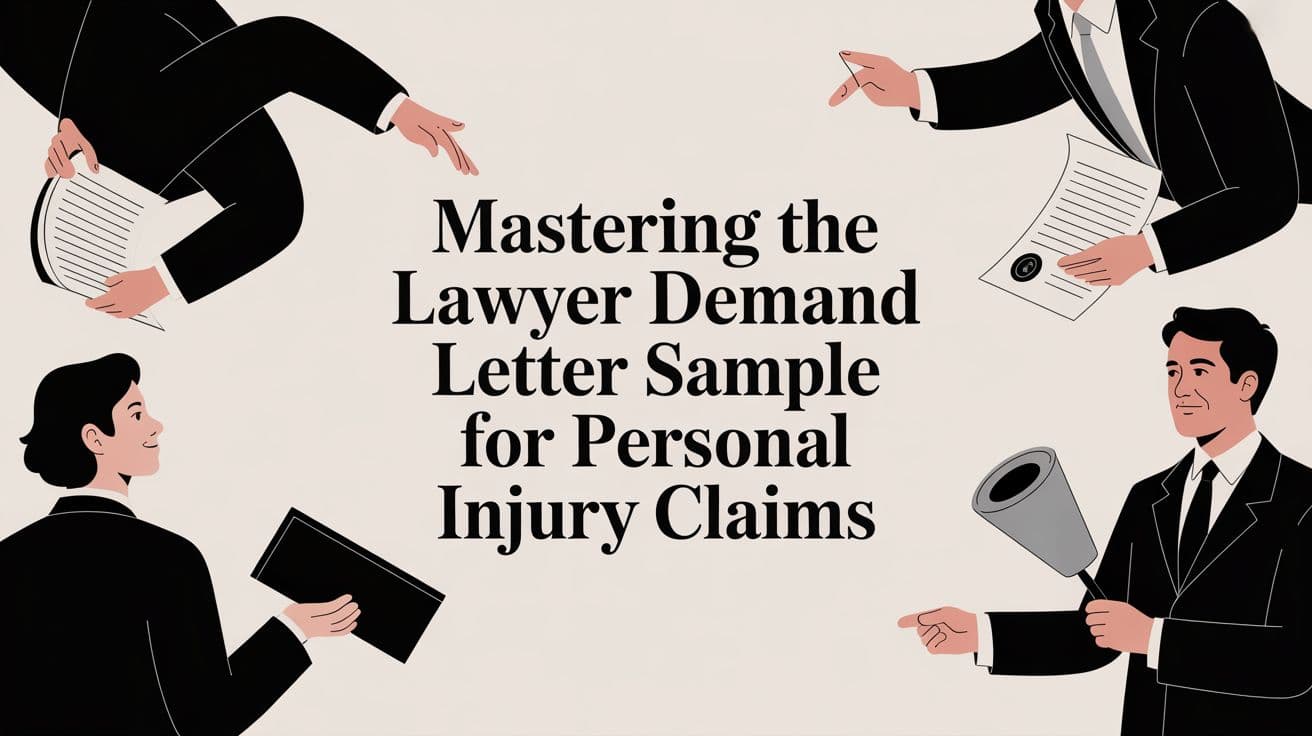 Mastering the Lawyer Demand Letter Sample for Personal Injury Claims