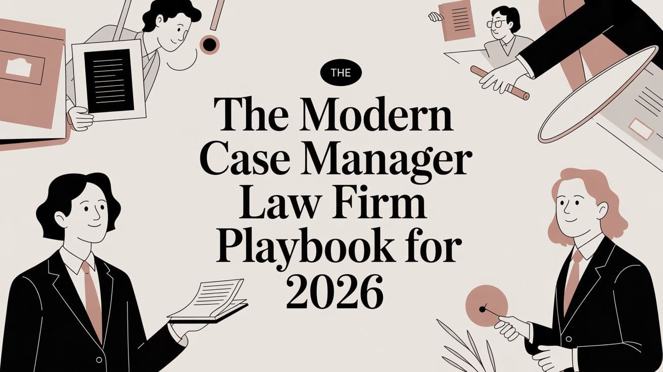 The Modern Case Manager Law Firm Playbook for 2026