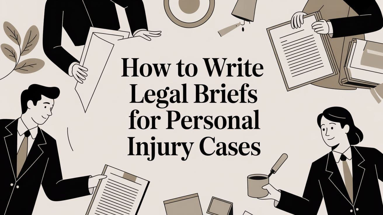 How to Write Legal Briefs for Personal Injury Cases