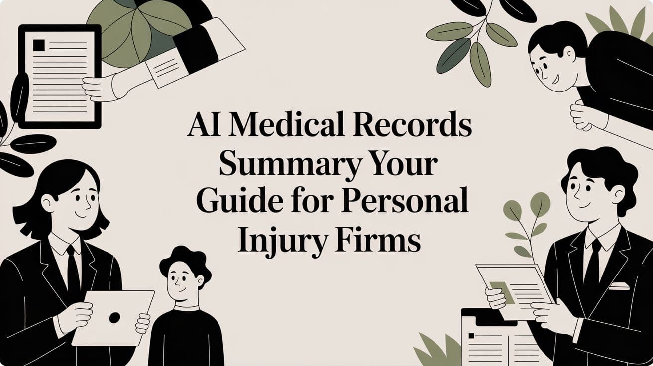 AI Medical Records Summary Your Guide for Personal Injury Firms